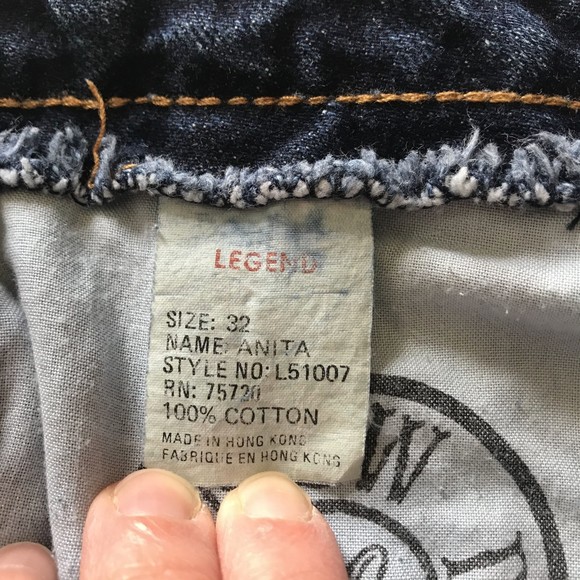 New Direction Original Legend Atypical Button Fly High Rise Mom Jeans sz 32 - Picture 6 of 13